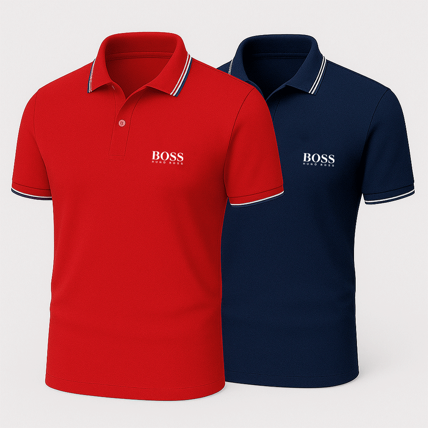 [TAKE 2, PAY FOR 1] 2-PIECE SET PREMIERE POLO SHIRTS